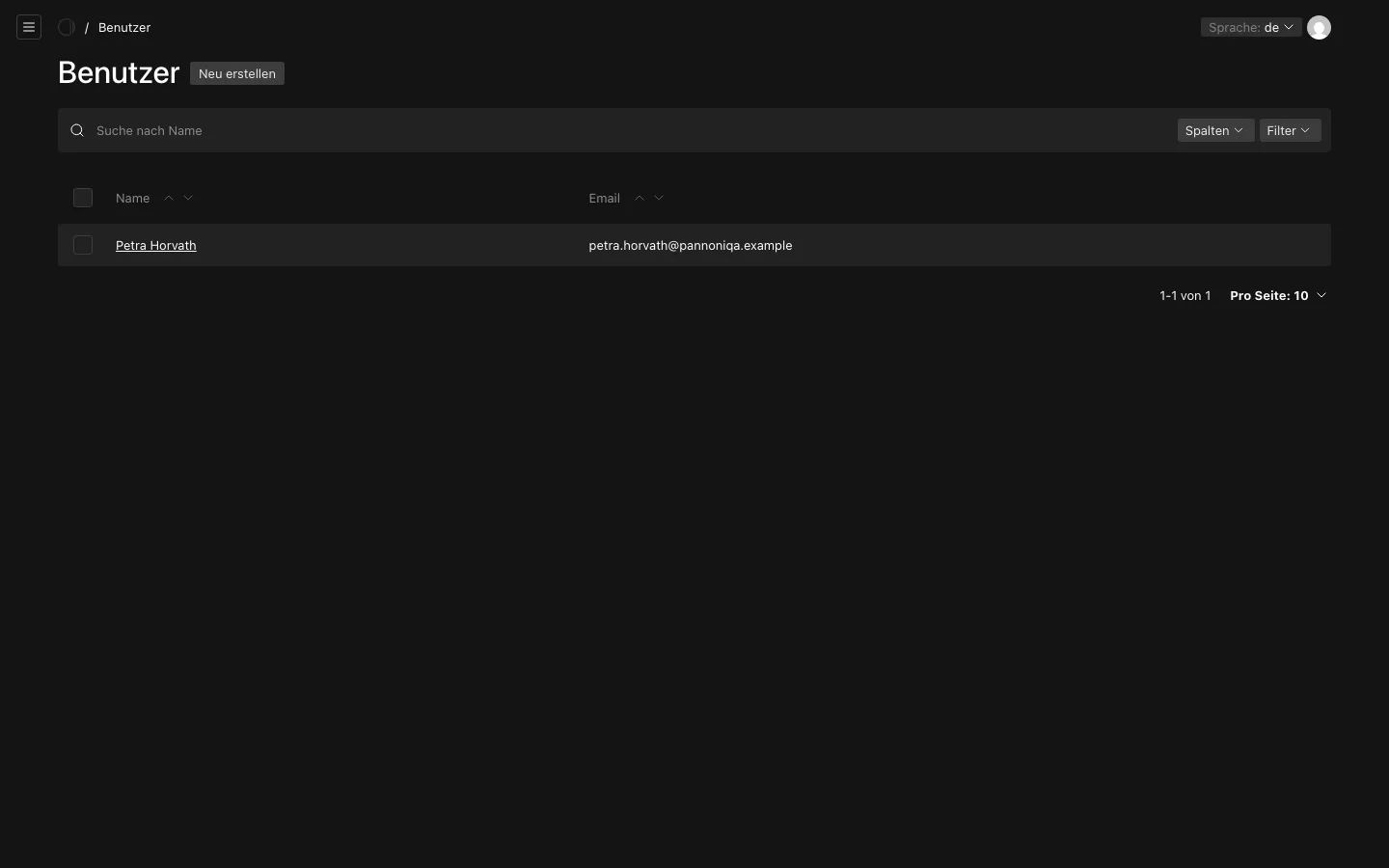 Die Sammlung Benutzer des Pannoniqa Portals mit der Portal-Redakteurin Petra Horvath
